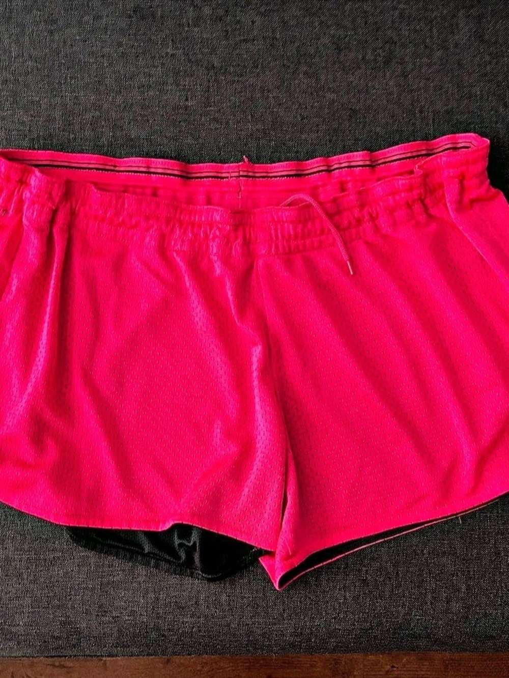 Nike Tempo Running Shorts Pink & Black Size Large